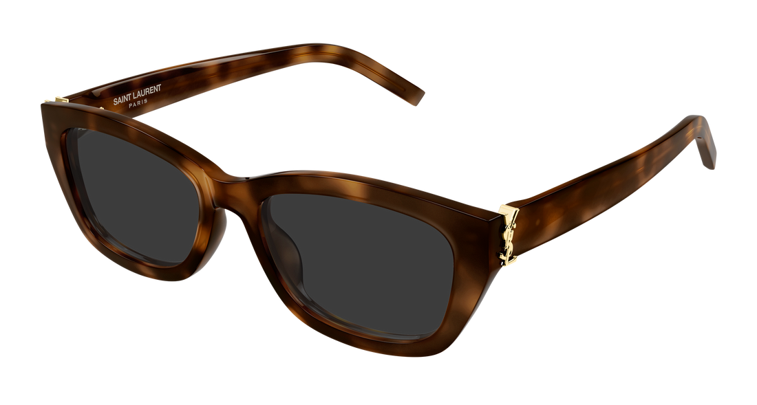 Occhiali da sole saint laurent sl m153/f 003 havana cat eye femenino taglia 55mm - Vista principale