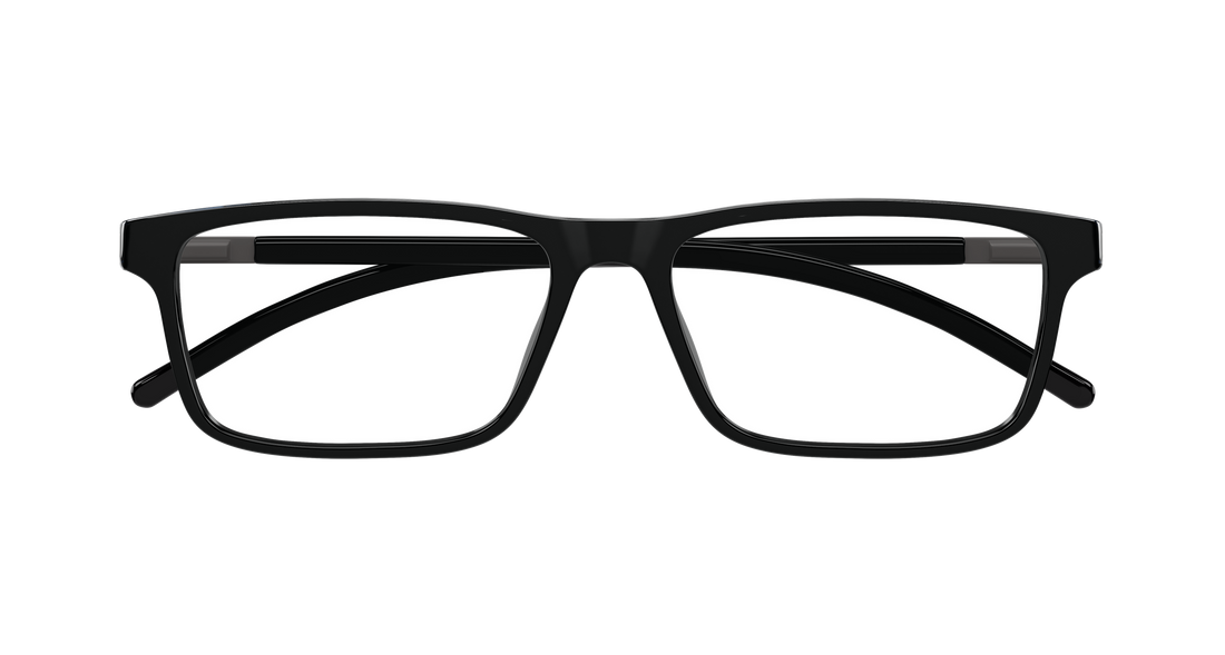 Occhiali da vista puma pu0510o 001 negro rectangular / squared masculino taglia 56mm - Vista dettagliata