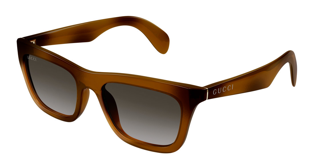 Occhiali da sole gucci gg1933s 002 havana rectangular / squared masculino taglia 53mm - Vista principale