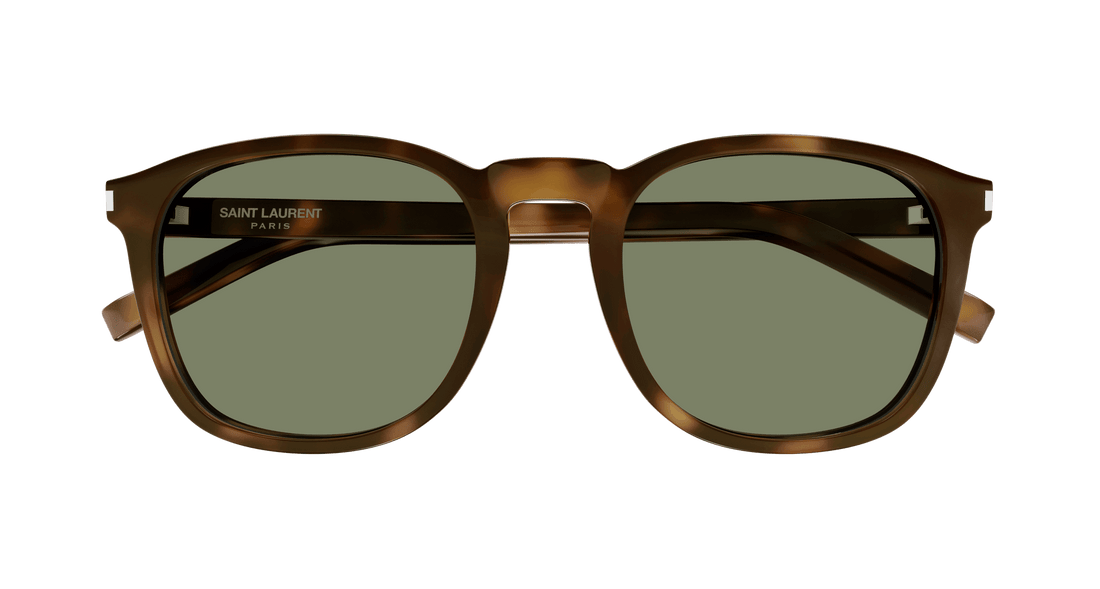 Sonnenbrillen saint laurent sl 818 002 havana round femenino größe 54mm - Detailansicht