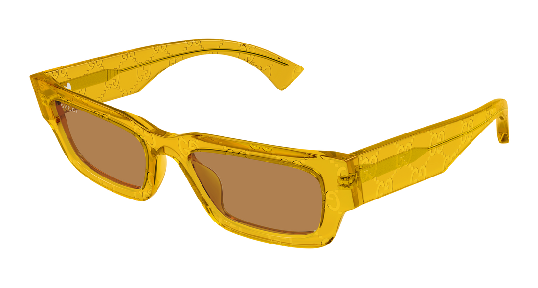 Occhiali da sole gucci gg1838s 009 naranja rectangular / squared masculino taglia 52mm - Vista principale