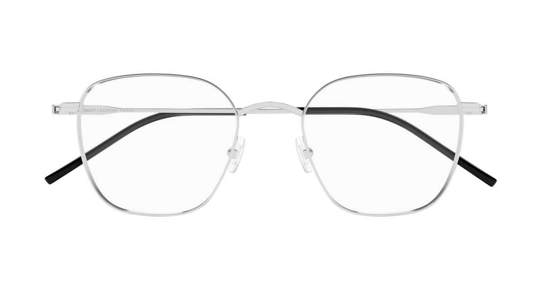 Gafas graduadas saint laurent sl 852 002 plateado round/oval/panthos unisex talla 48mm - Vista de detalle