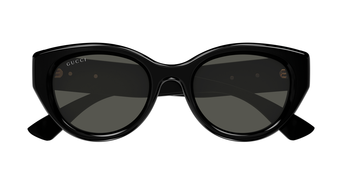 Occhiali da sole gucci gg1976sk 001 negro round/oval/panthos femenino taglia 52mm - Vista dettagliata