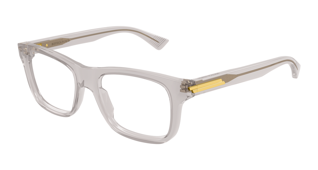 Occhiali da vista bottega veneta bv1412o 007 gris rectangular / squared masculino taglia 54mm - Vista principale
