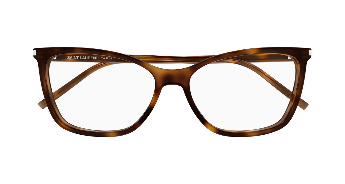 Gafas graduadas saint laurent sl 834 007 havana cat eye femenino talla 56mm - Vista de detalle