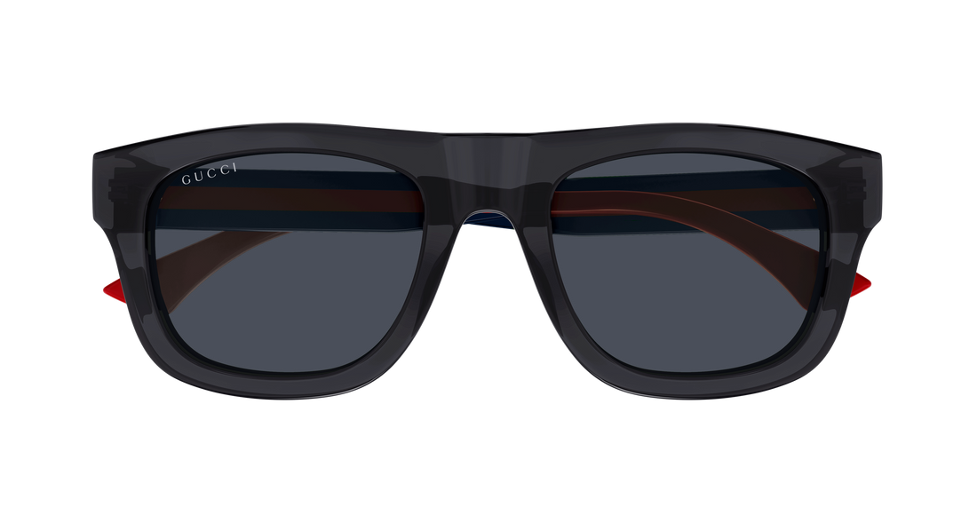 Lunettes de soleil gucci gg1991s 004 gris rectangular / squared masculino taille 52mm - Vue détaillée