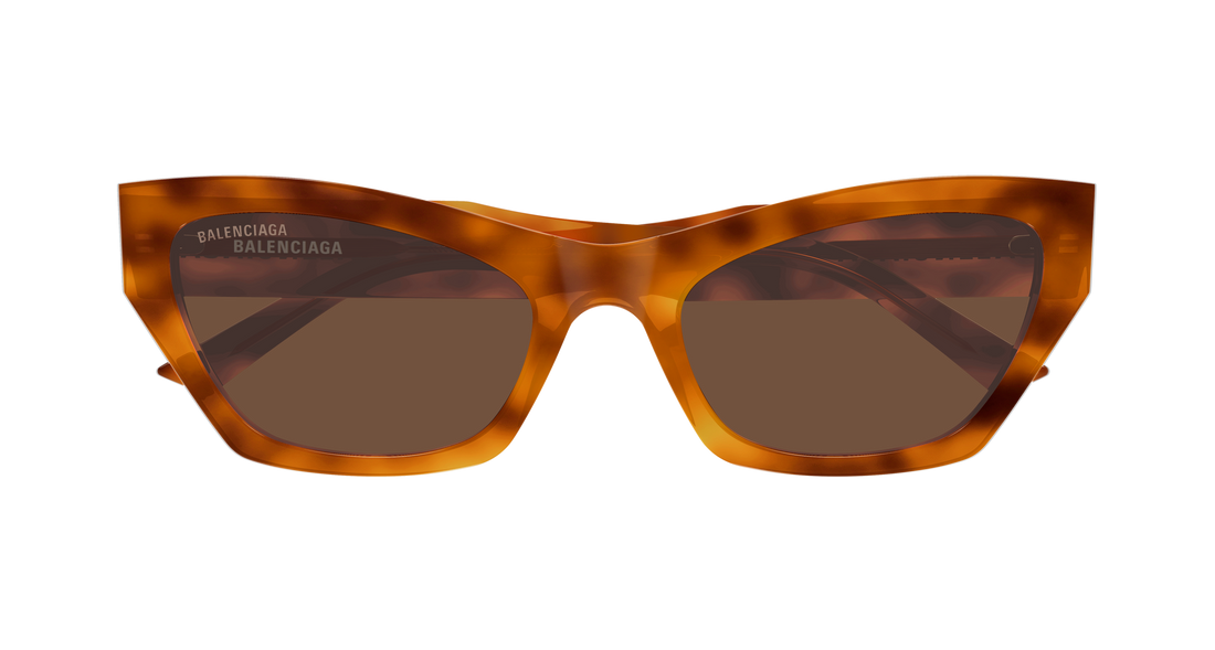 Occhiali da sole balenciaga bb0447s 003 havana cat eye femenino taglia 56mm - Vista dettagliata
