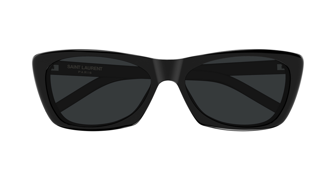 Occhiali da sole saint laurent sl 613 005 negro cat eye femenino taglia 58mm - Vista dettagliata