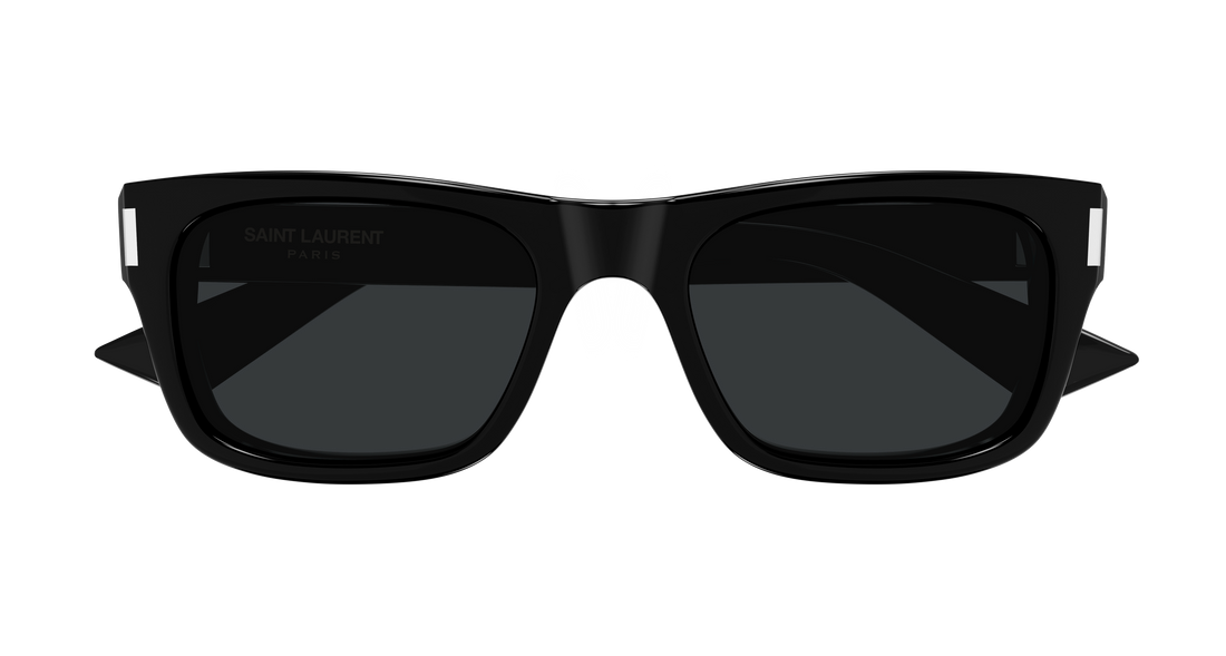 Occhiali da sole saint laurent sl 83 001 negro rectangular / squared unisex taglia 53mm - Vista dettagliata