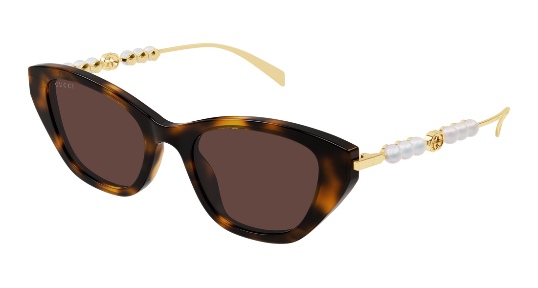 Occhiali da sole gucci gg1968s 003 havana cat eye femenino taglia 50mm - Vista principale