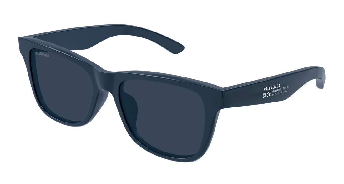 Occhiali da sole balenciaga bb0425sk 004 gris rectangular / squared masculino taglia 55mm - Vista principale