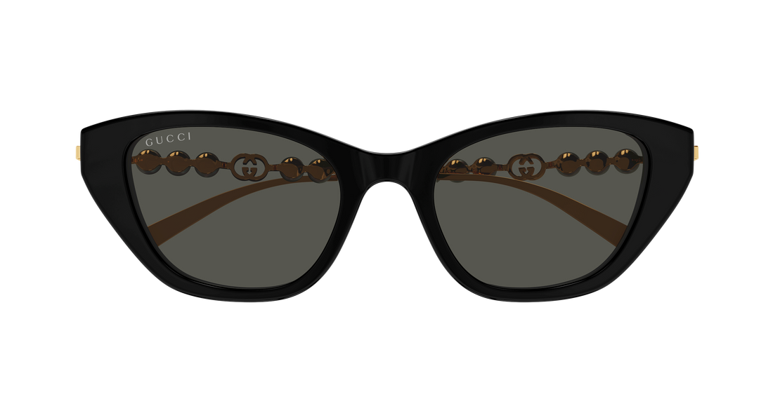 Occhiali da sole gucci gg1968s 001 negro cat eye femenino taglia 50mm - Vista dettagliata