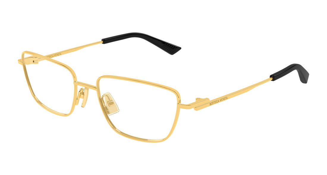 Occhiali da vista bottega veneta bv1385o 003 dorado cat eye femenino taglia 54mm - Vista principale