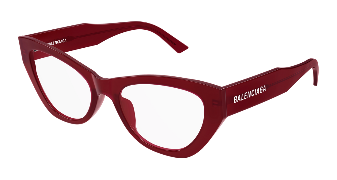Gafas graduadas balenciaga bb0449o 005 burdeos cat eye femenino talla 53mm - Vista principal