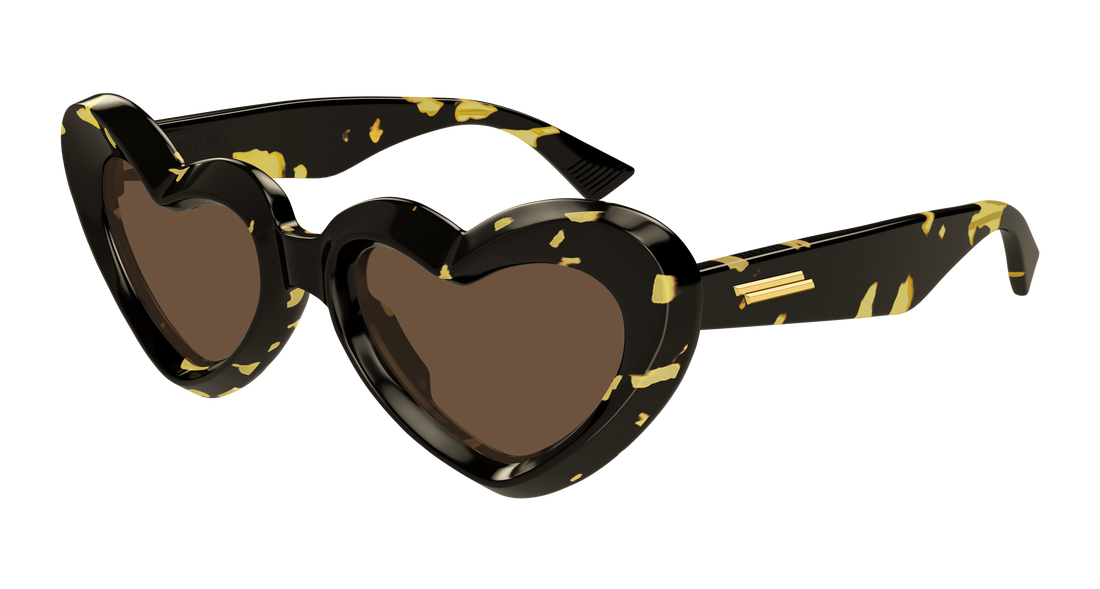 Occhiali da sole bottega veneta bv1432s 002 havana cat eye femenino taglia 55mm - Vista principale