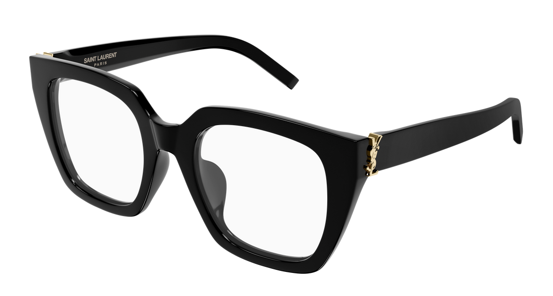 Óculos graduados saint laurent sl m143 opt 001 negro cat eye femenino tamanho 51mm - Vista principal