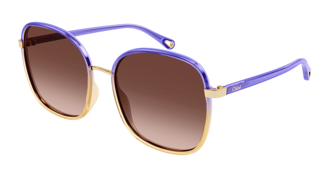 Gafas de sol chloé ch0031s 017 violeta square femenino talla 59mm - Vista principal