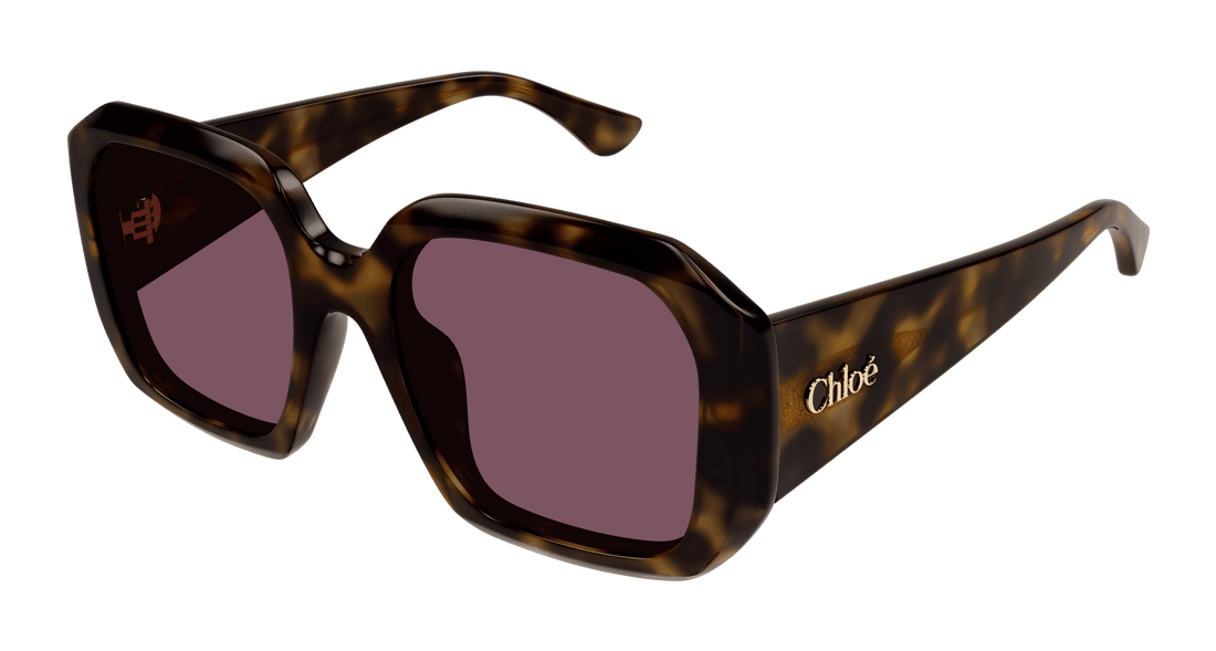 Occhiali da sole chloé ch0300s 002 havana square femenino taglia 54mm - Vista principale