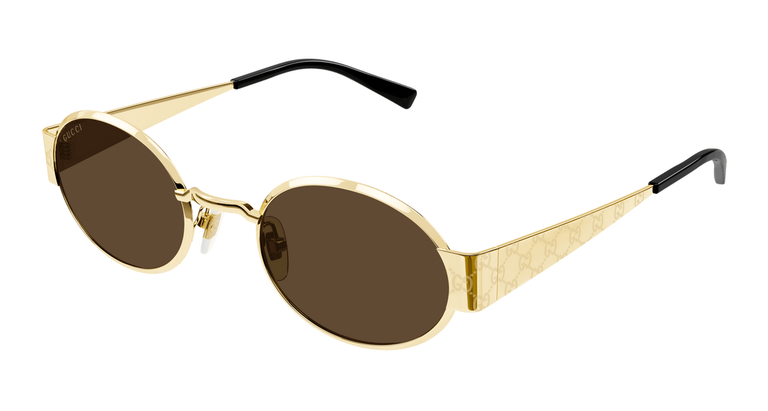 Lunettes de soleil gucci gg1854s 005 dorado round masculino taille 51mm - Vue principale
