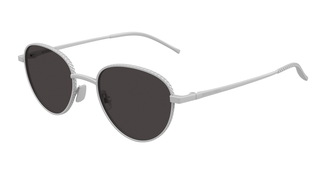 Occhiali da sole bottega veneta bv1966s 002 plateado round/oval/panthos masculino taglia 50mm - Vista principale