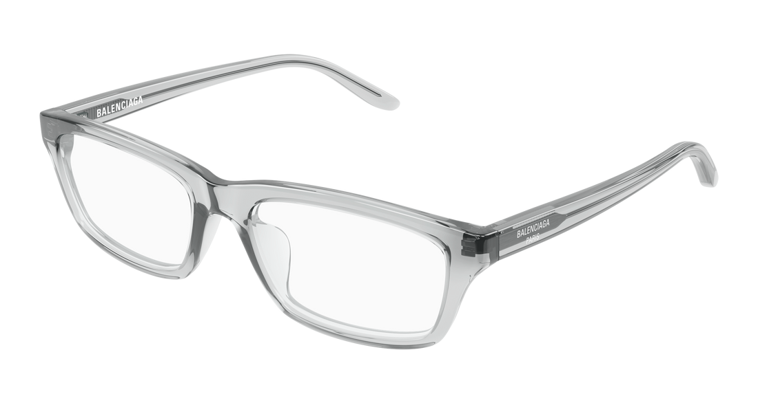 Occhiali da vista balenciaga bb0439o 005 gris rectangular / squared masculino taglia 55mm - Vista principale