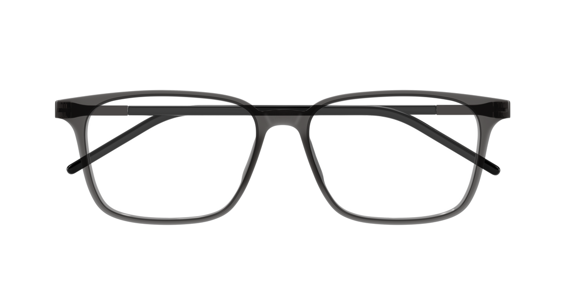 Occhiali da vista puma pu0514o 003 gris rectangular / squared masculino taglia 55mm - Vista dettagliata