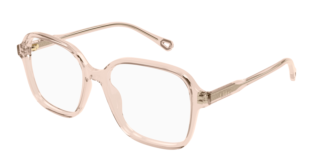 Prescription glasses chloé ch0313o 005 rosa square femenino size 54mm - Main view