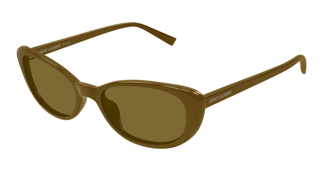 Óculos de sol saint laurent sl 822 003 marron cat eye femenino tamanho 52mm - Vista principal
