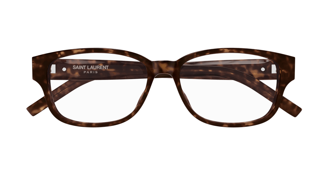 Brillen saint laurent sl m149 002 havana square unisex größe 52mm - Detailansicht