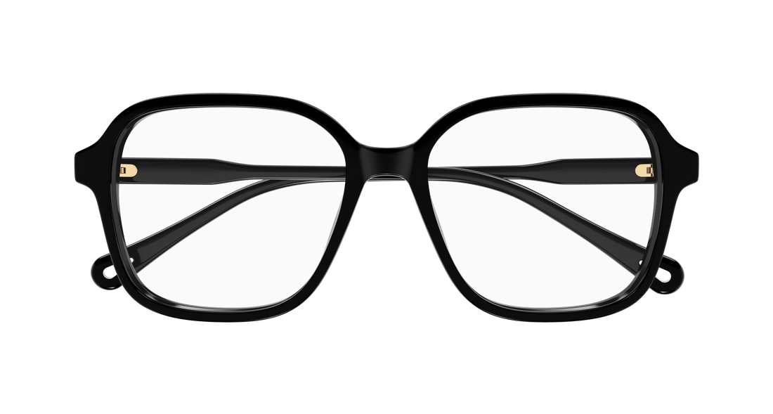 Prescription glasses chloé ch0313o 001 negro square femenino size 54mm - Detailed view