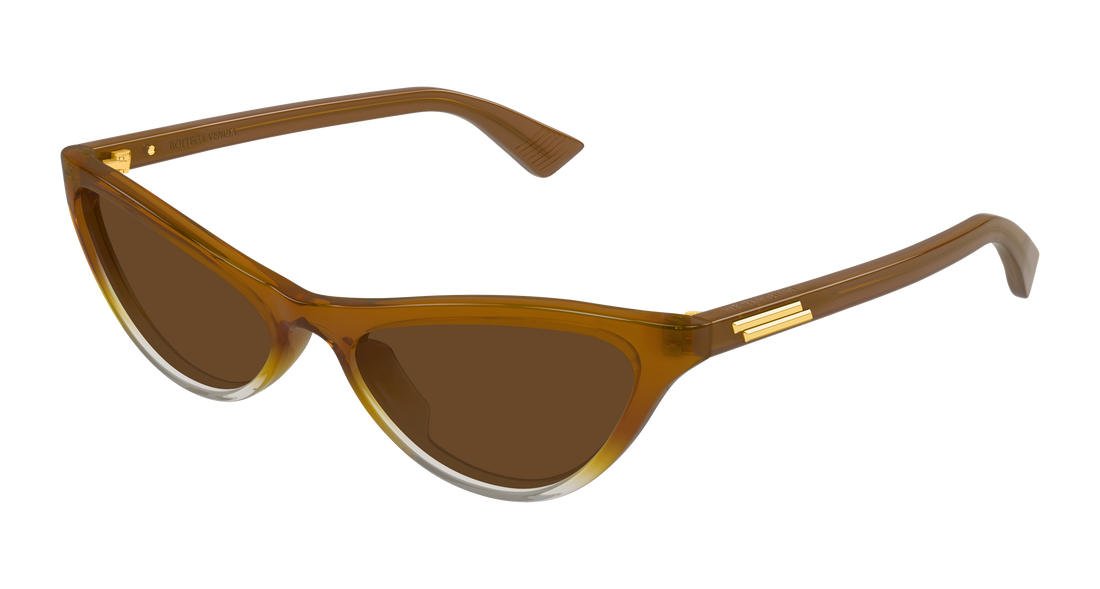 Occhiali da sole bottega veneta bv1414s 004 marron cat eye femenino taglia 56mm - Vista principale