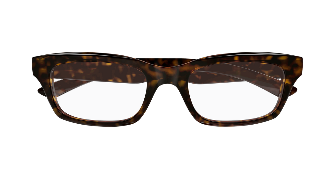 Occhiali da vista balenciaga bb0427o 002 havana rectangular / squared masculino taglia 54mm - Vista dettagliata