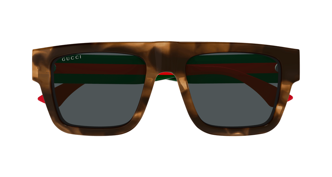 Sunglasses gucci gg1868s 003 havana square masculino size 53mm - Detailed view