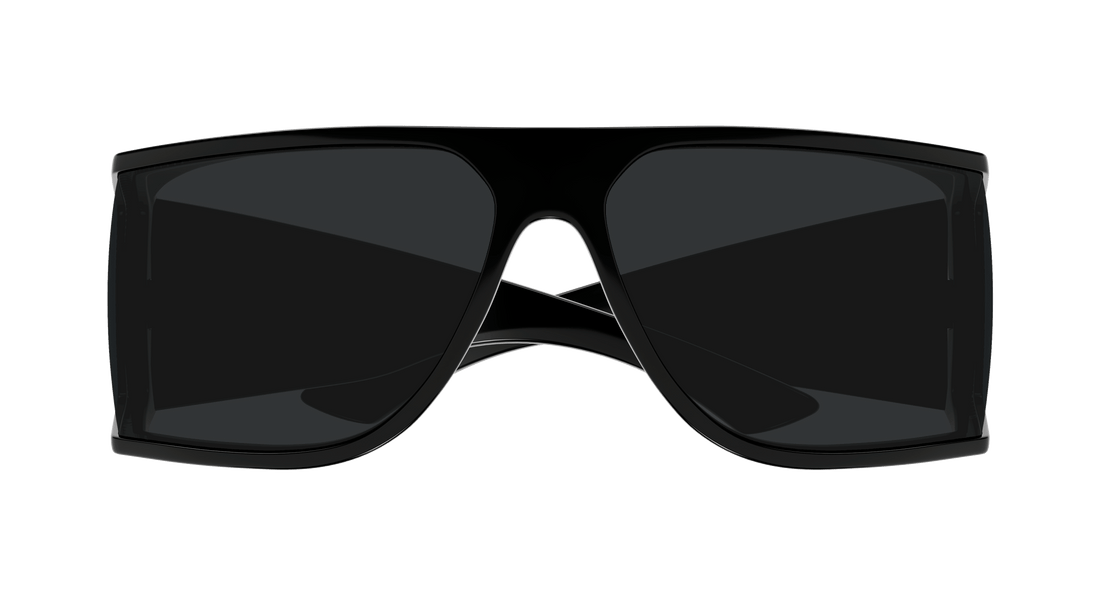 Occhiali da sole saint laurent sl 806 001 negro square unisex taglia 75mm - Vista dettagliata