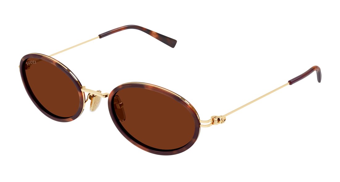 Sonnenbrillen gucci gg1980s 002 havana round/oval/panthos femenino größe 52mm - Hauptansicht