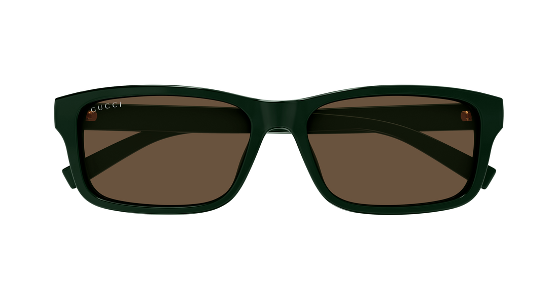 Occhiali da sole gucci gg1986sa 003 verde rectangular / squared masculino taglia 57mm - Vista dettagliata