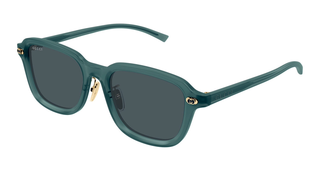Occhiali da sole gucci gg1948sk 004 azul rectangular / squared masculino taglia 53mm - Vista principale