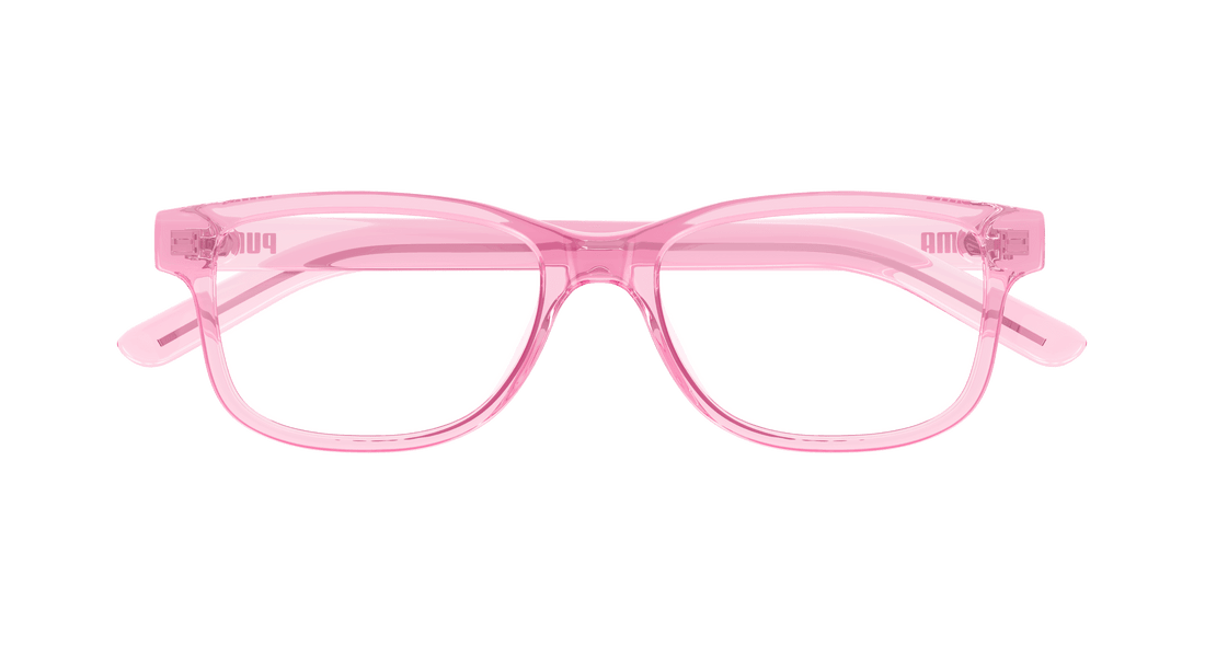 Occhiali da vista puma pj0083o 007 rosa square infantil taglia 49mm - Vista dettagliata