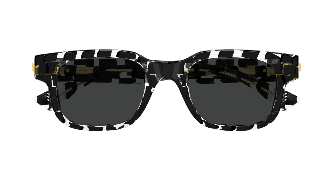 Occhiali da sole bottega veneta bv1411s 004 negro rectangular / squared masculino taglia 49mm - Vista dettagliata