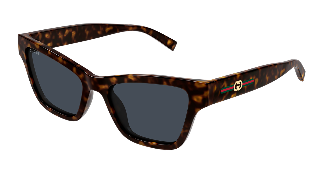 Óculos de sol gucci gg1982s 002 havana cat eye femenino tamanho 53mm - Vista principal