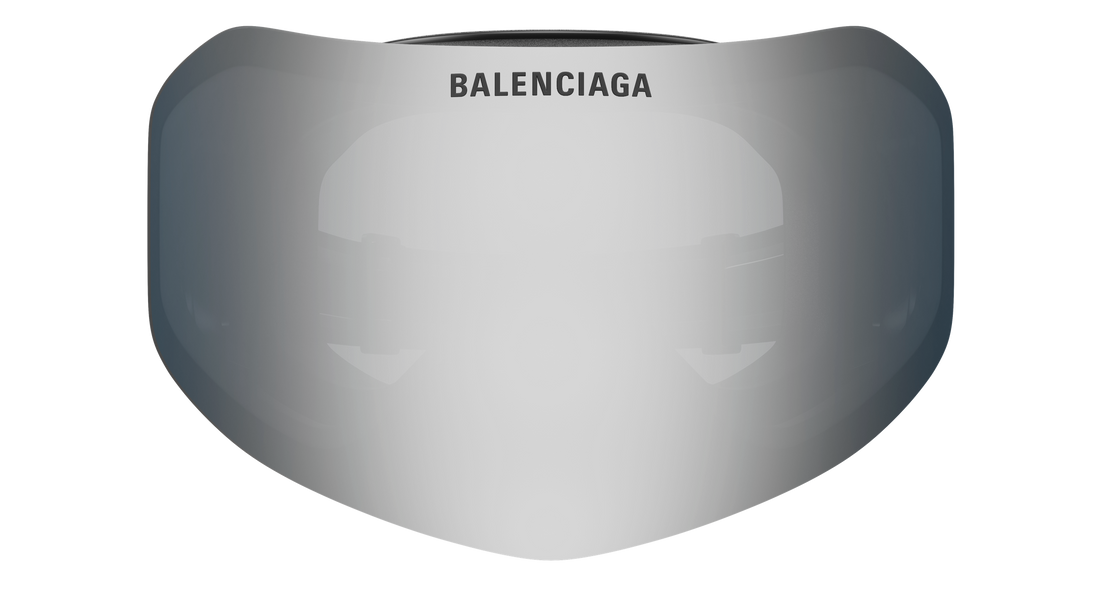 Gafas de sol balenciaga bb0379s 002 negro mask unisex talla 99mm - Vista de detalle