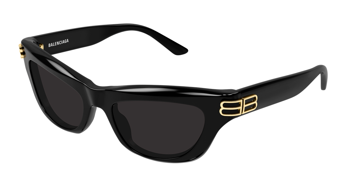 Gafas de sol balenciaga bb0430s 001 negro cat eye femenino talla 54mm - Vista principal