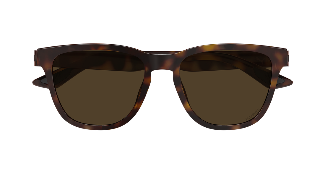 Occhiali da sole puma pu0506s 002 havana rectangular / squared masculino taglia 54mm - Vista dettagliata