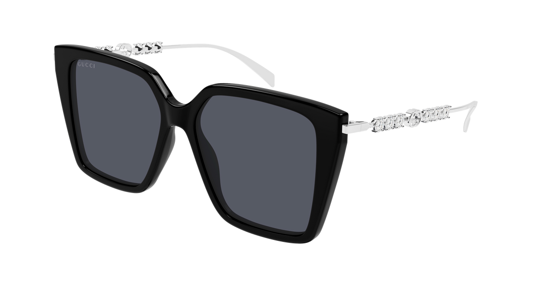 Occhiali da sole gucci gg1967s 002 negro butterfly femenino taglia 54mm - Vista principale