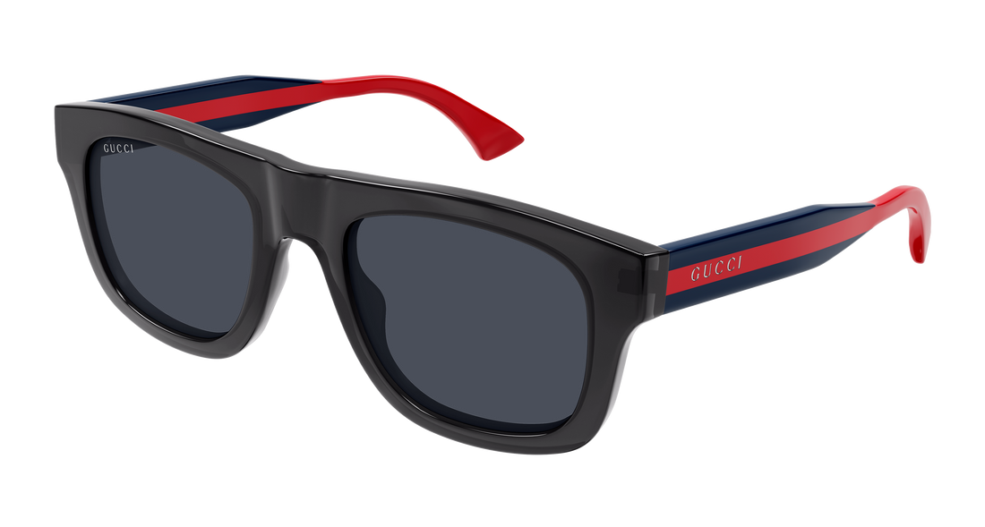 Lunettes de soleil gucci gg1991s 004 gris rectangular / squared masculino taille 52mm - Vue principale