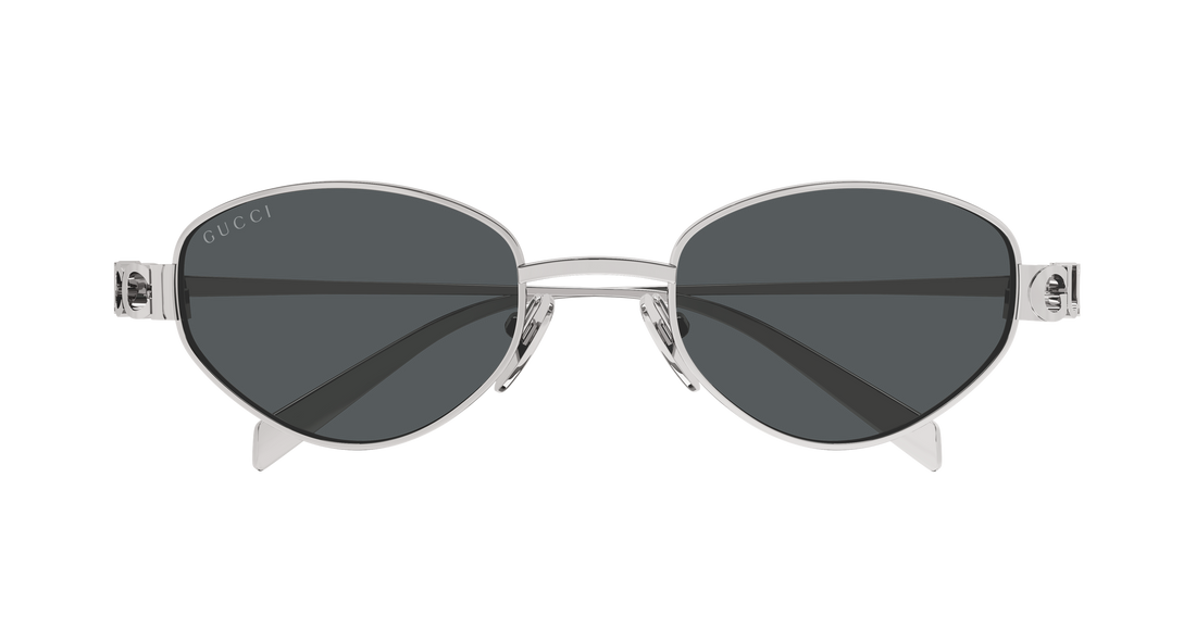 Occhiali da sole gucci gg1935s 001 plateado geometric femenino taglia 47mm - Vista dettagliata