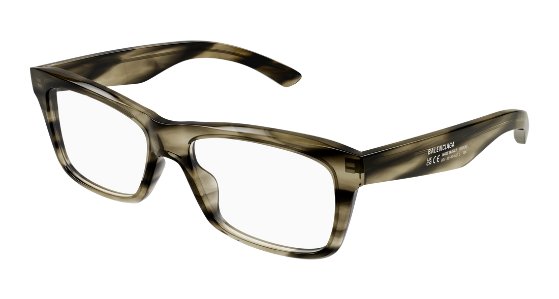 Occhiali da vista balenciaga bb0426o 004 havana rectangular / squared masculino taglia 56mm - Vista principale