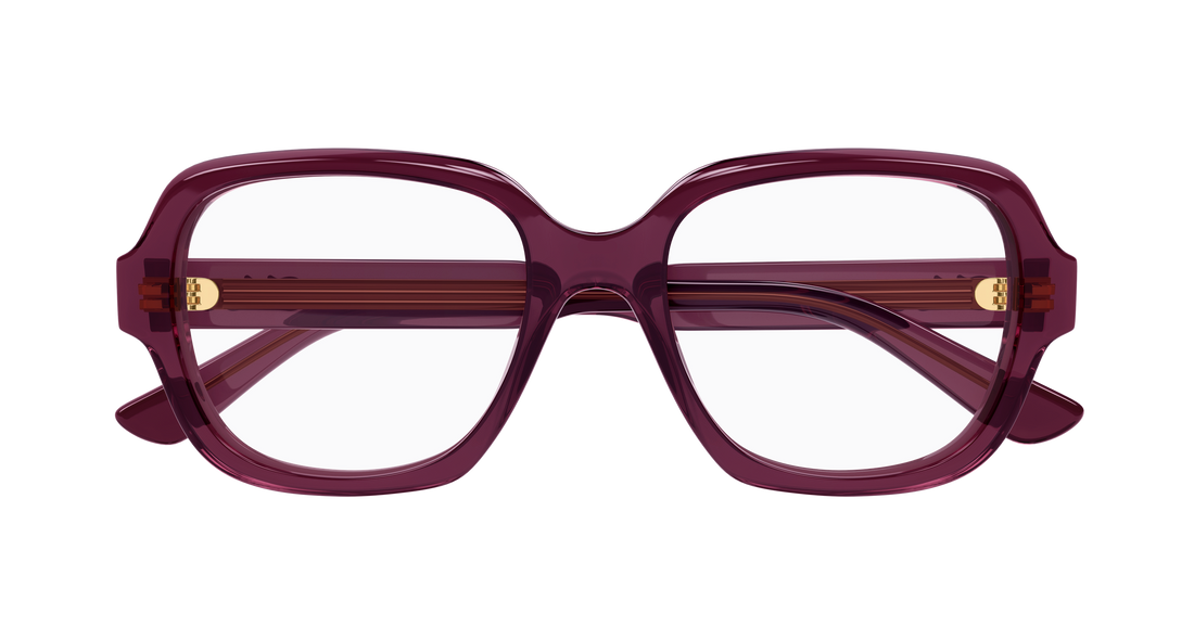 Prescription glasses chloé ch0341o 005 burdeos geometric femenino size 53mm - Detailed view