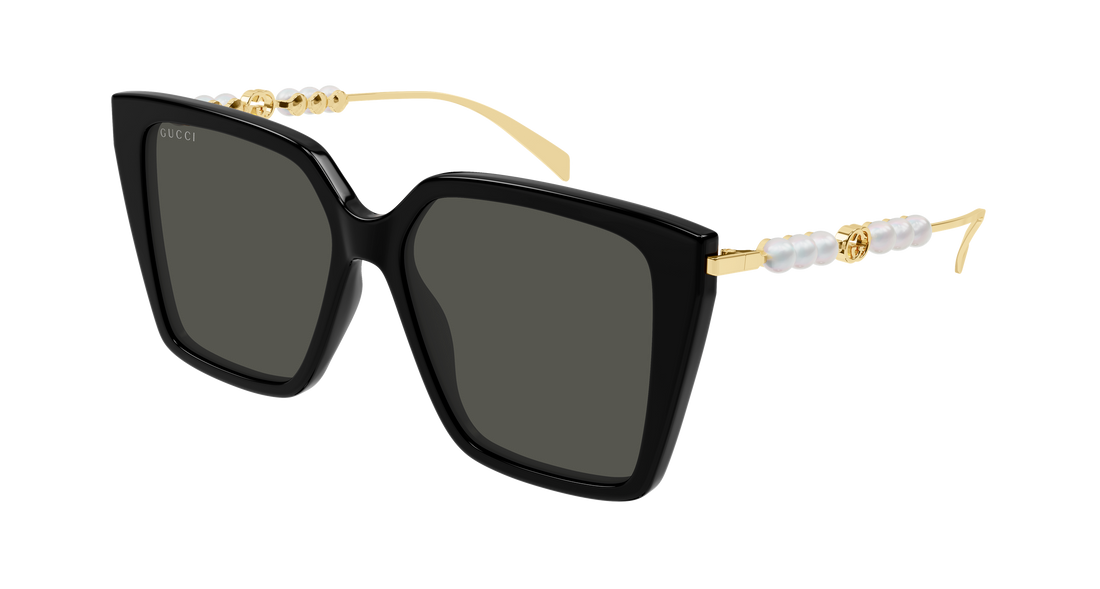 Occhiali da sole gucci gg1967s 001 negro butterfly femenino taglia 54mm - Vista principale