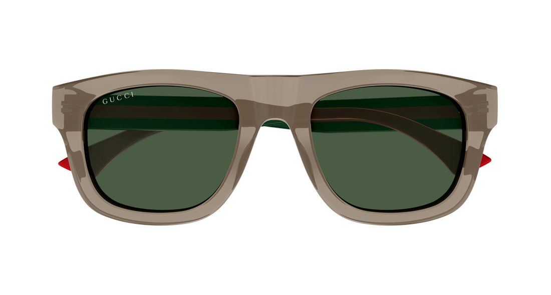 Sonnenbrillen gucci gg1991s 003 marron rectangular / squared masculino größe 52mm - Detailansicht